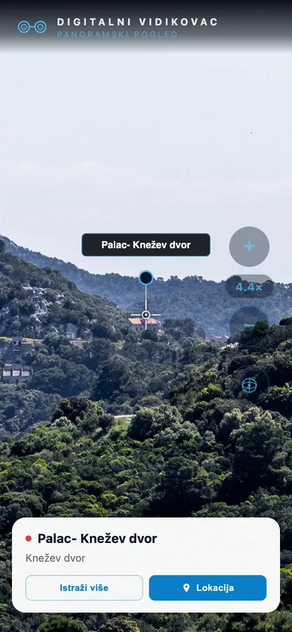 Digitalni vidikovac Lastovo: Knežev dvor